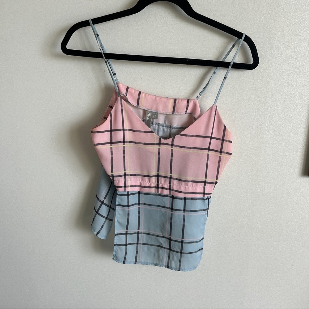 ASOS Pink and Blue Camisole Top